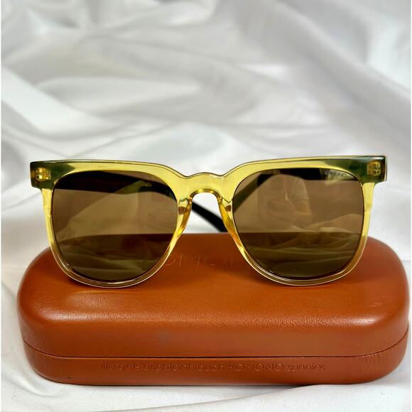 Komono Sunglasses Riviera Yellow Cider Black - Picture 10 of 15